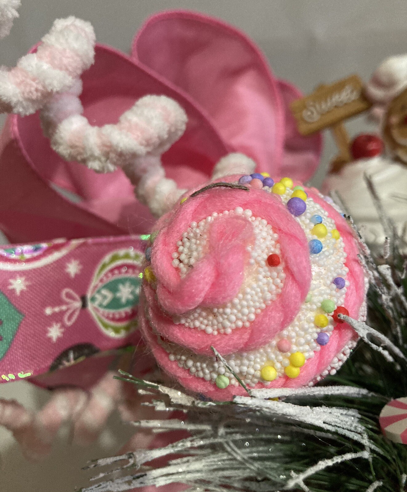 The Gingerbread Man Baking Cupcakes