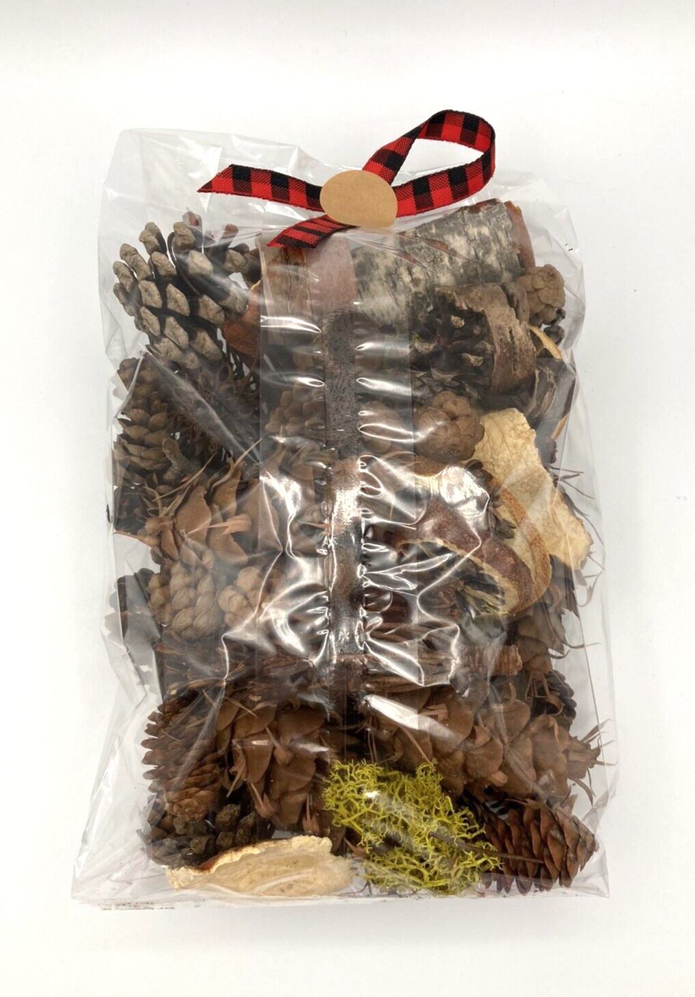 Natural Vase Bowl Filler Pine Cone Dried Oranges Holiday Tiered Tray Scatter 6oz