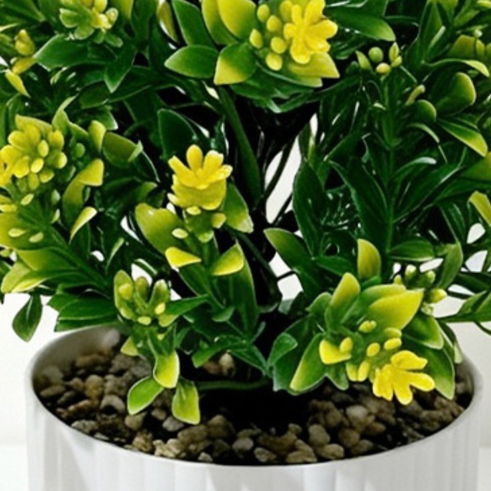 Artificial Bonsai for Home Decor Nordic Style 30cm Potted Lavender Foliage