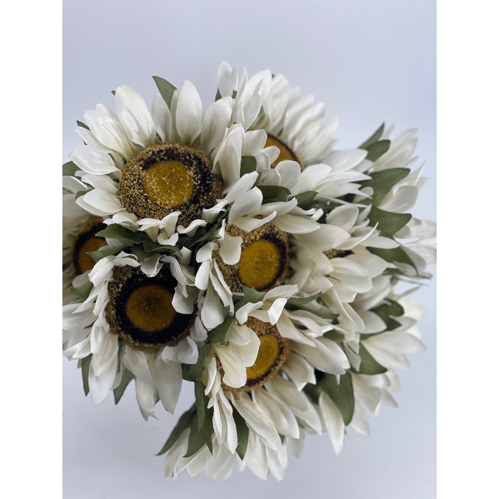 28 Ashland Artificial Flower Bundles White Sunflowers/Daisies Fall Decor NEW