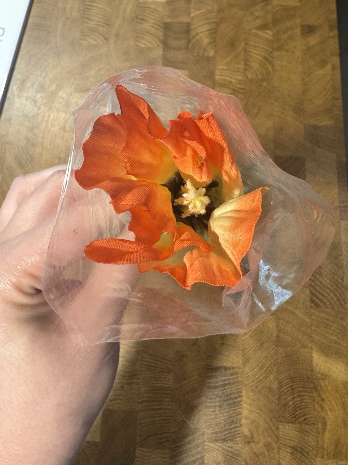 Bright Pink Yellow Hibiscus Silk Flower with Stem – Super Silks Inarco Vintage