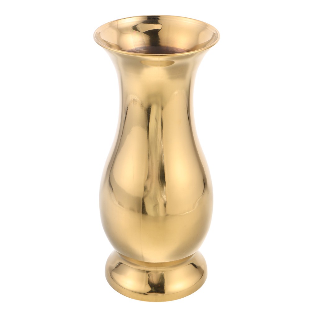 Stainless Steel Modern Vase: Brushed & Polished Bud Vase – Tabletop Minimalist