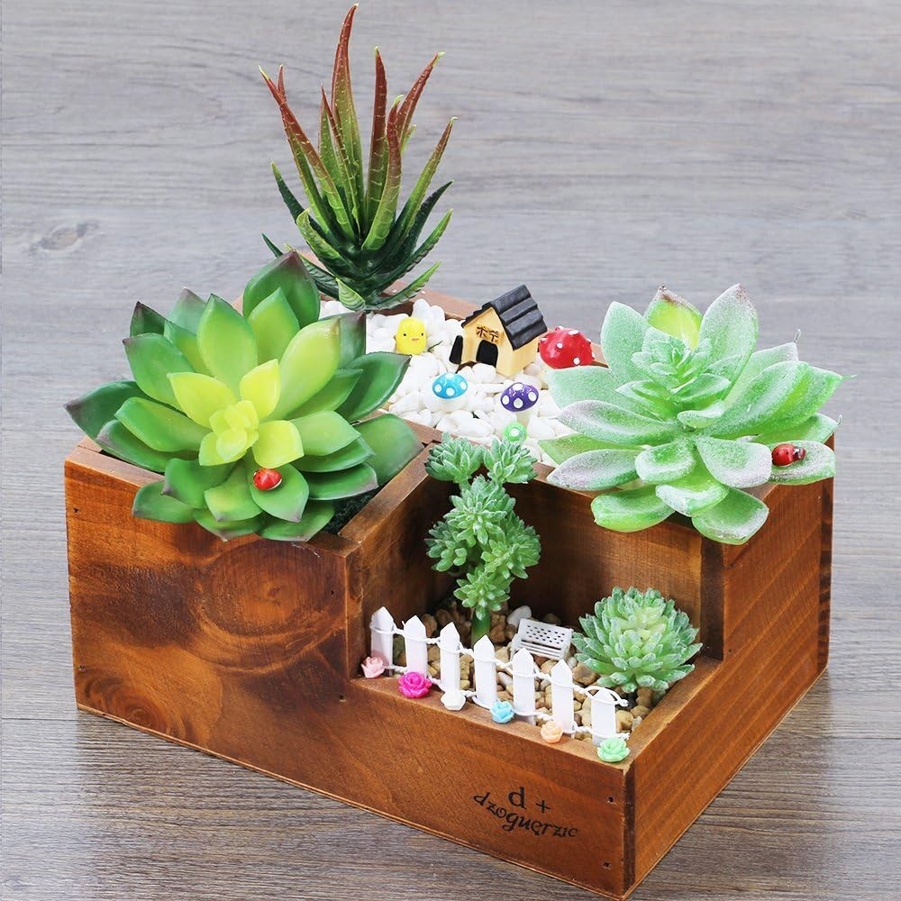Fake Succulents Unpotted Realistic Plants Mini Artificial Succulent Plants