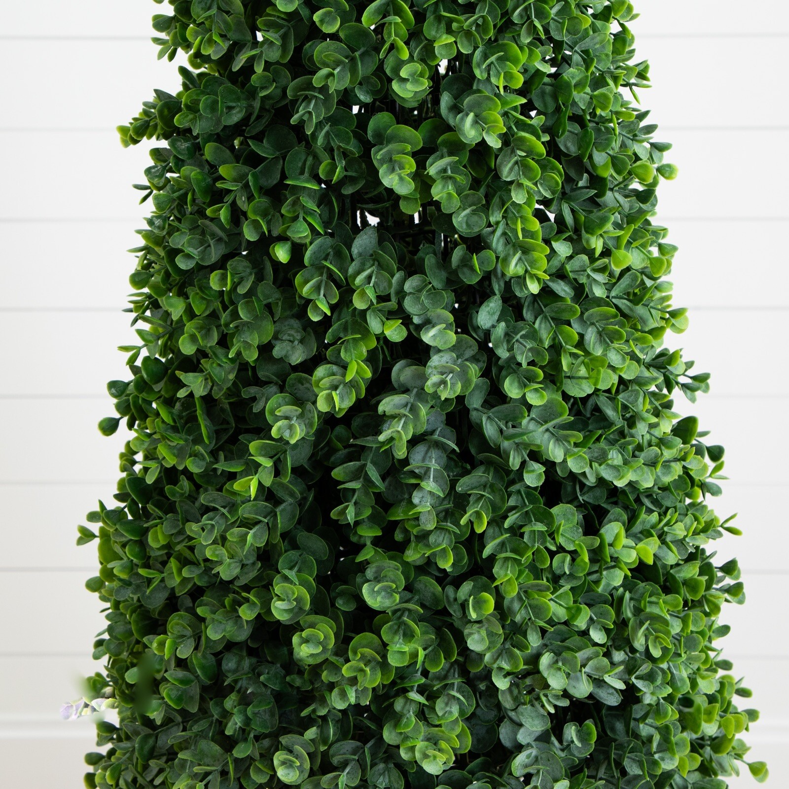 57” Artificial Eucalyptus Topiary Tree In Planter UV Indoor/Outdoor. Retail $385