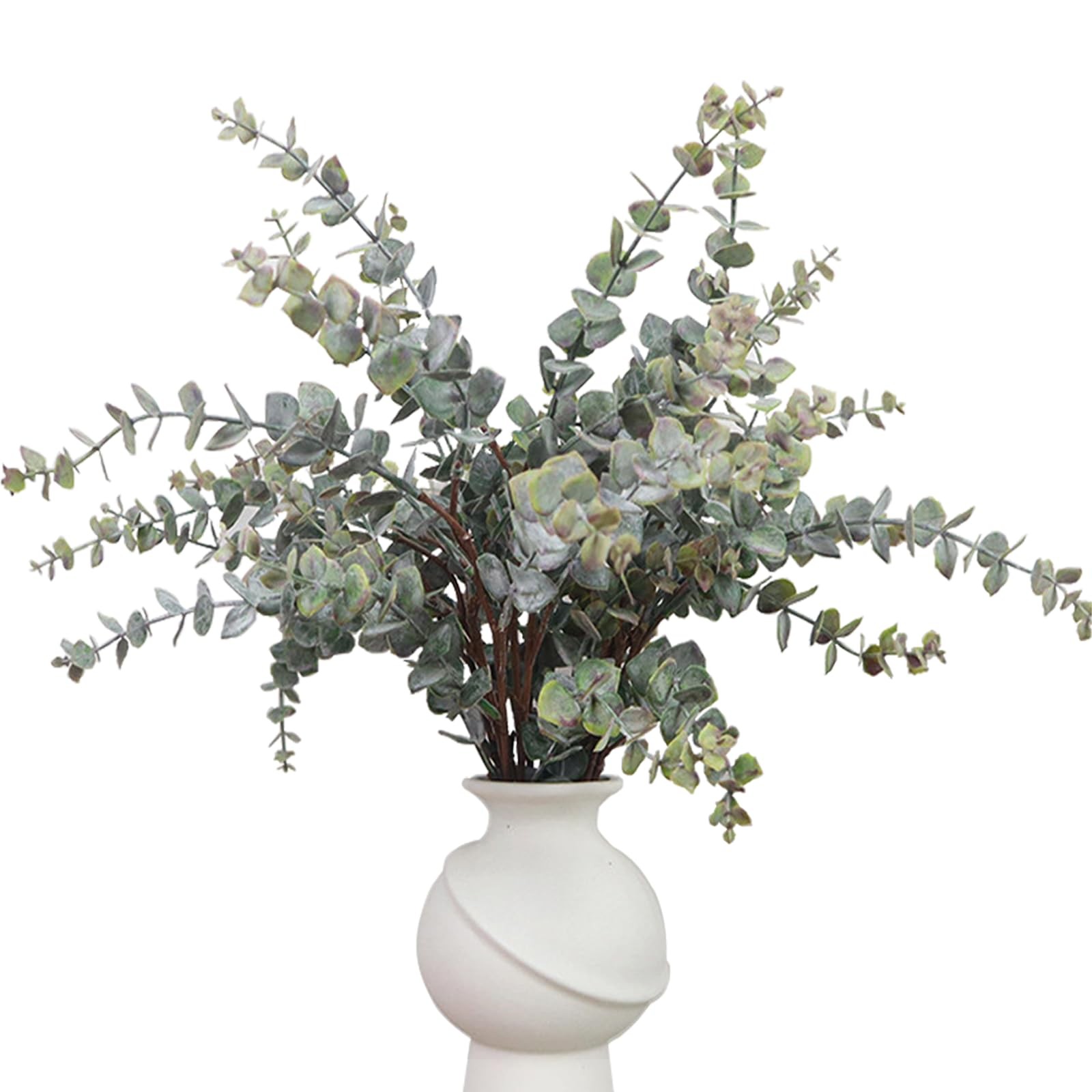 12 Pcs 20” Green Eucalyptus Stems, Artificial Fake Faux Eucalyptus Greenery,…
