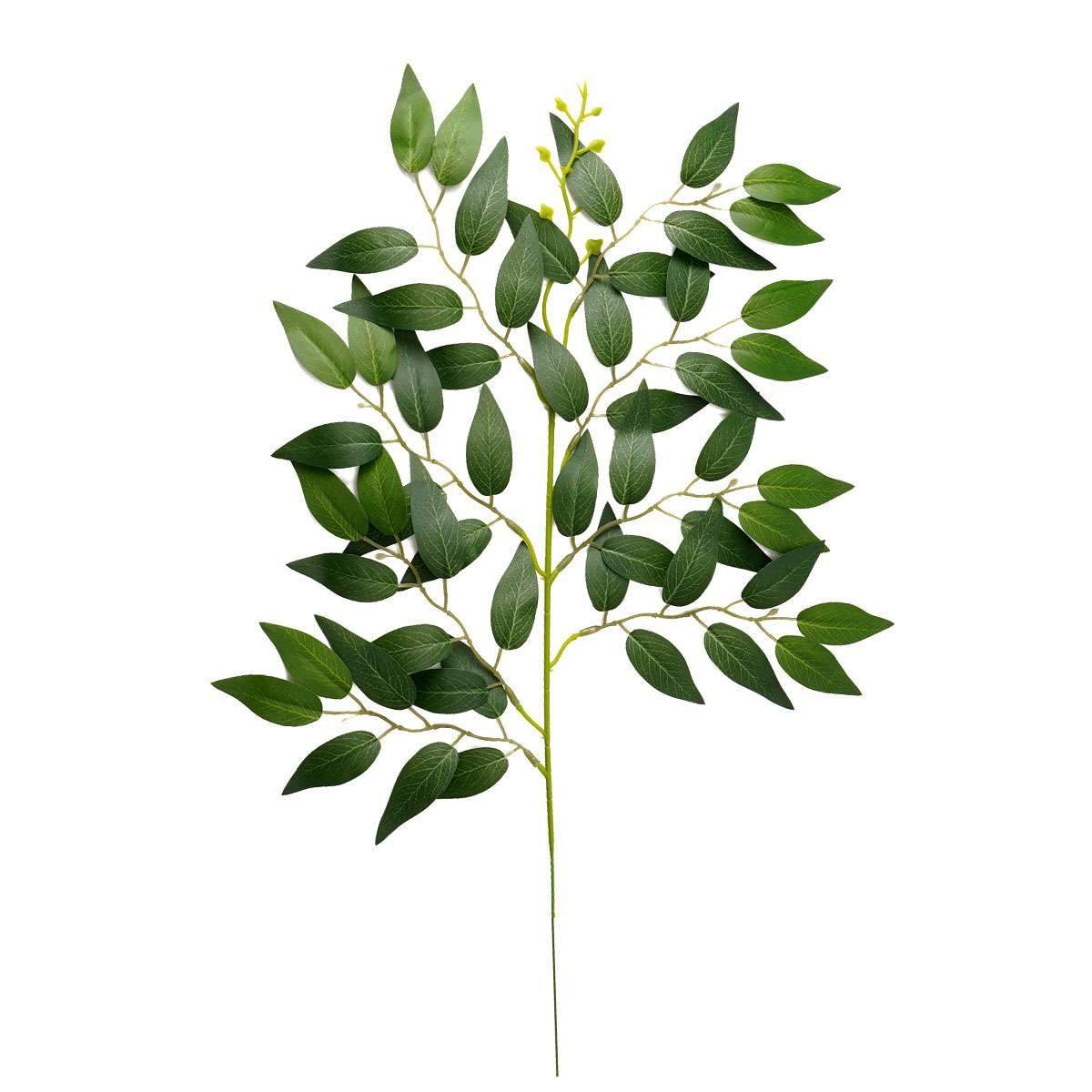 Artificial Italian Ruscus Greenery Stems 22” Faux Green Leaf Bouquet Home Decor