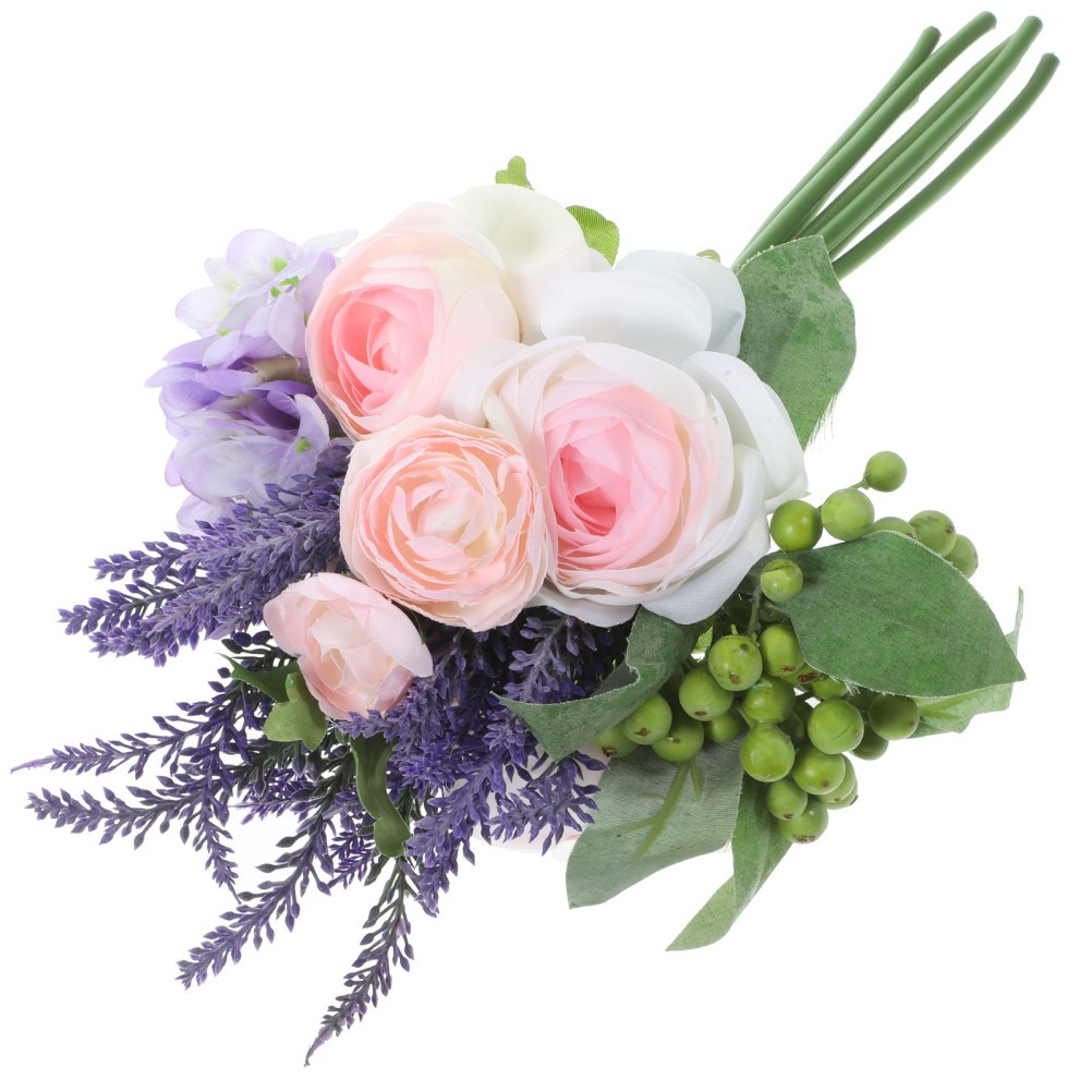 Table Decorations Artificial Flower Flowers for Wedding Roses Bouquet