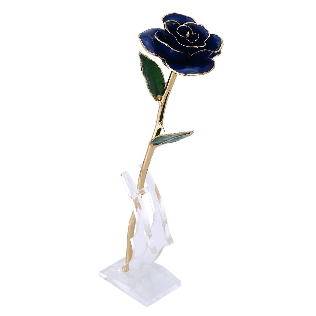 24k Real Dipped Rose Gold Rose Portable Gold Dipped Rose Artificial Rose M4