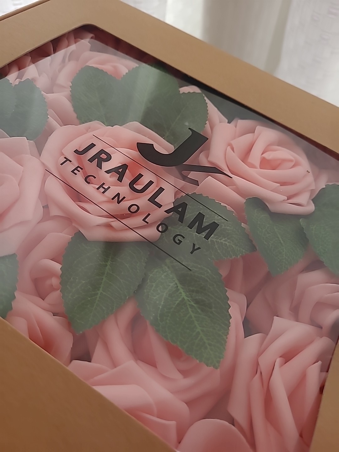 New Pink Decorative Flowers 100pc