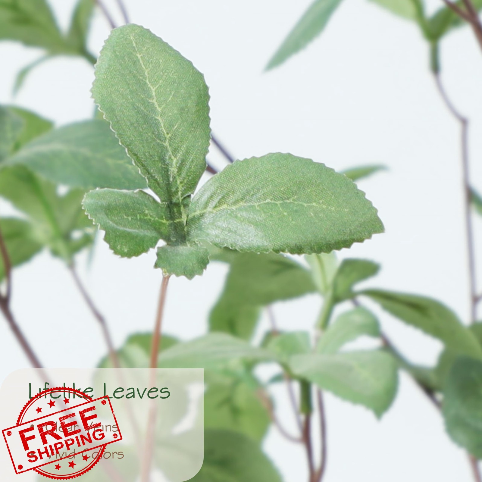 Bellacat 7ft Artificial Quince Leaf Tree Faux Lifelike Branches