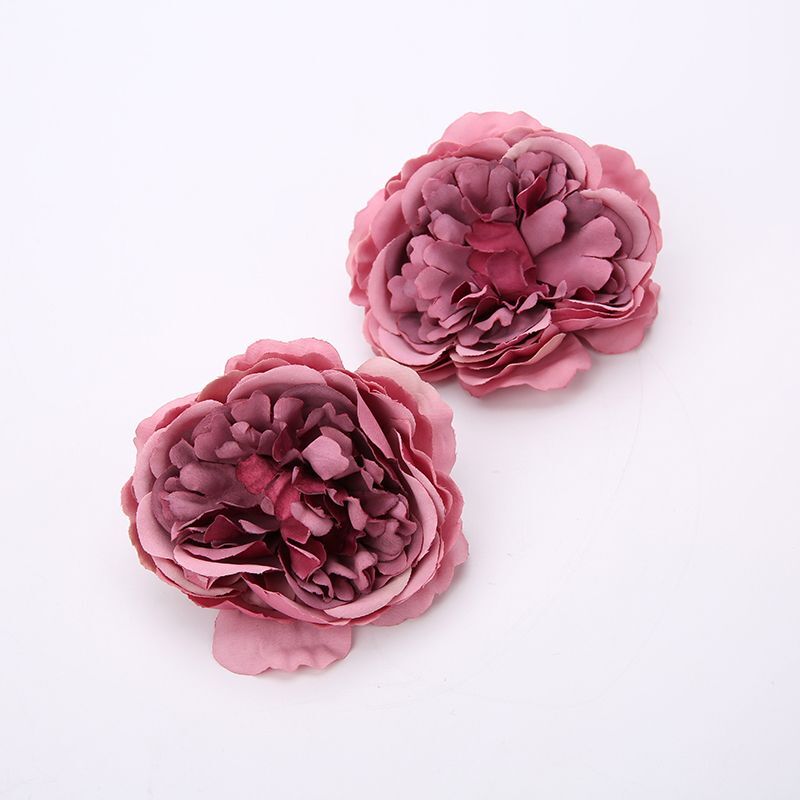 Peony Rose Silk Head Flowers Wedding Party Decorate Artificial Flower 8cm 2-5pcs