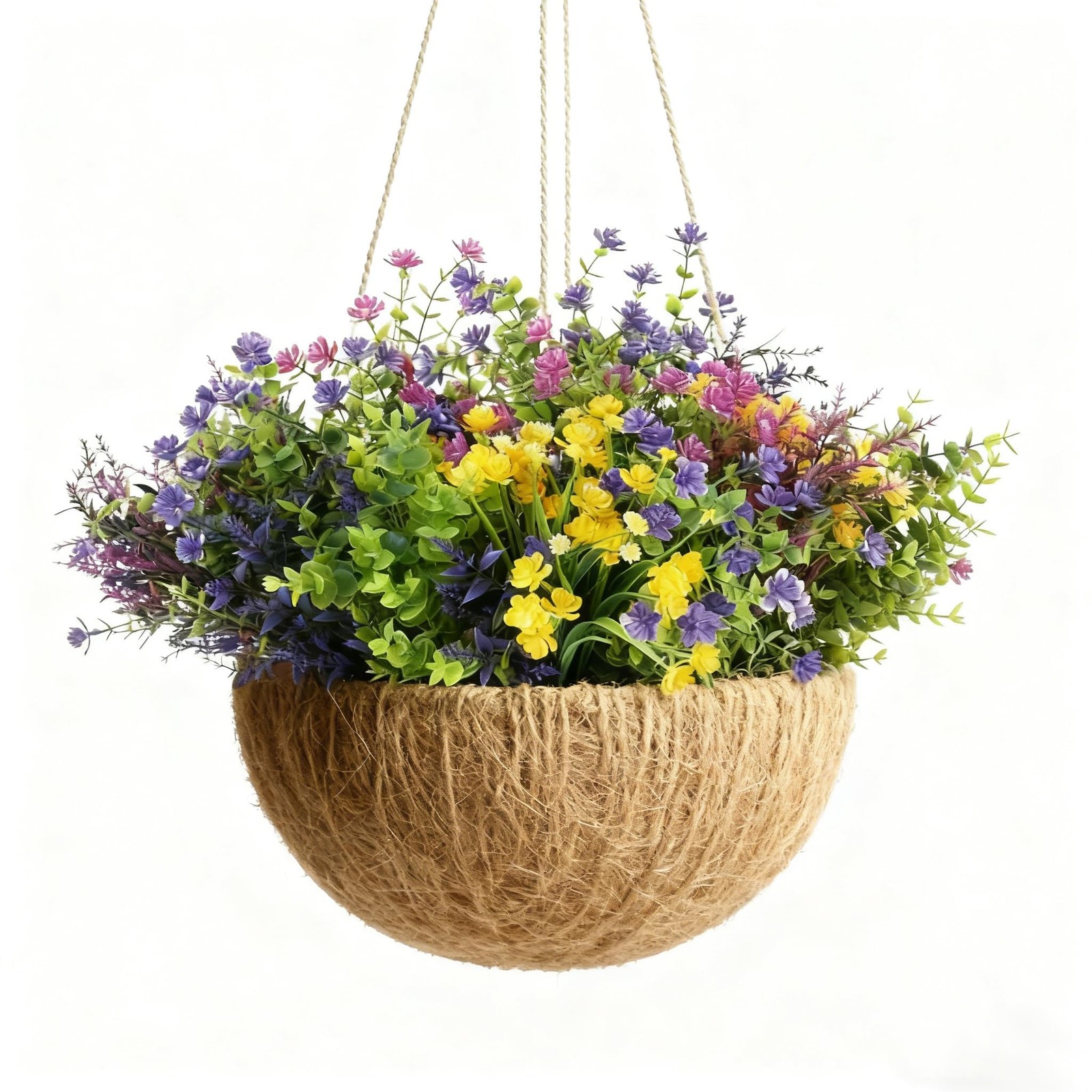24PCS Artificial Flowers Outdoor, 6 Styles Mixed Fake Flowers for Spring Deco…