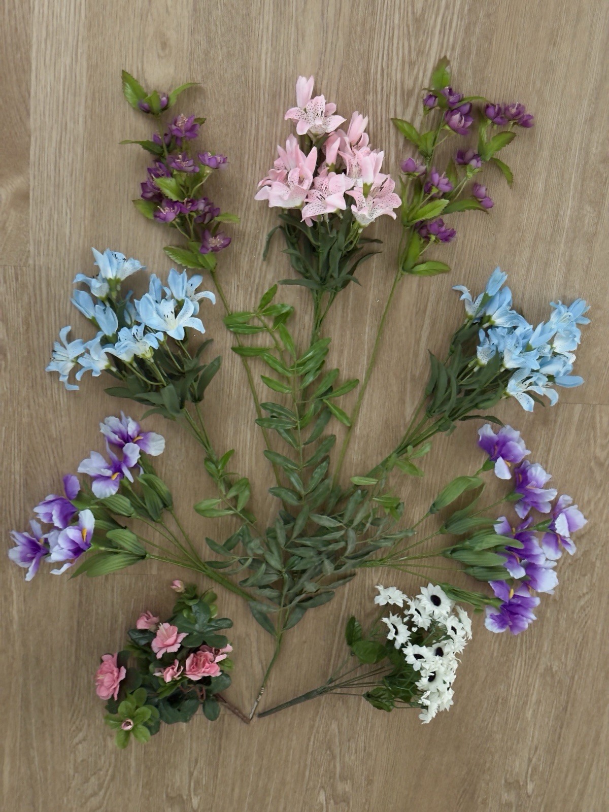 Fake-Flower Artificial Flowers Floral Decor Flower Bouquets Stem Plants Hanging