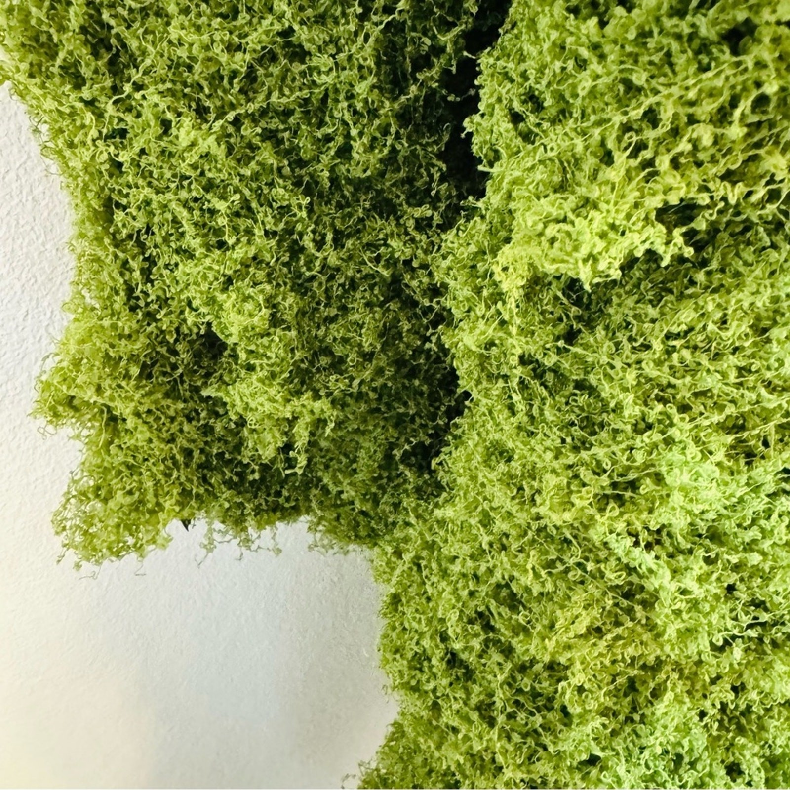 NEW ANTHROPOLOGIE TERRAIN Green Faux Moss Floral Plant Sheet Mat Rug DIY Decor