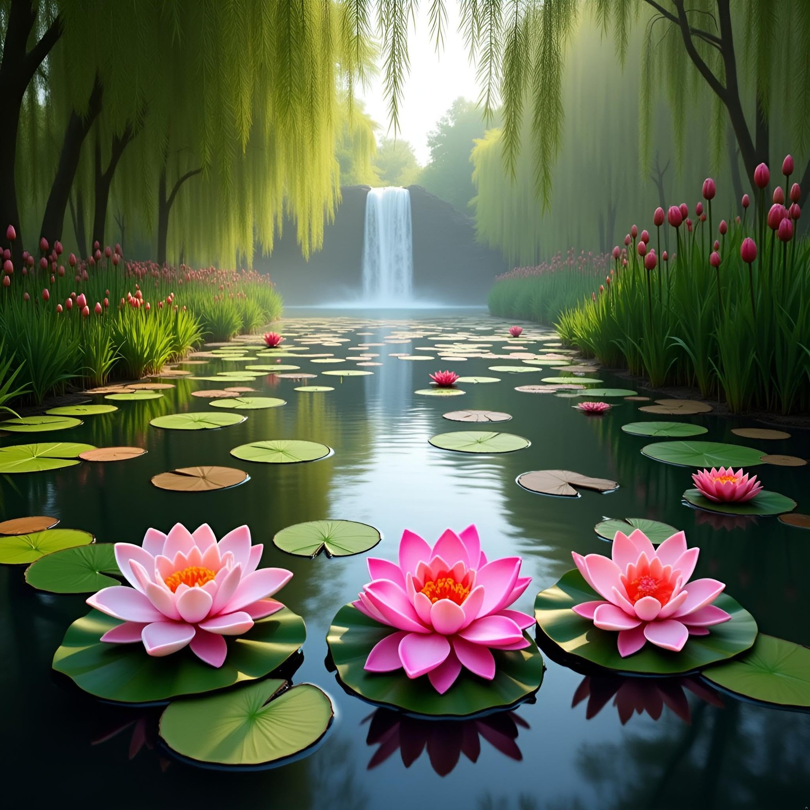 6 Pcs Large Floating Lotus Flowers Realistic Faux Lotus Flowers with Artific…