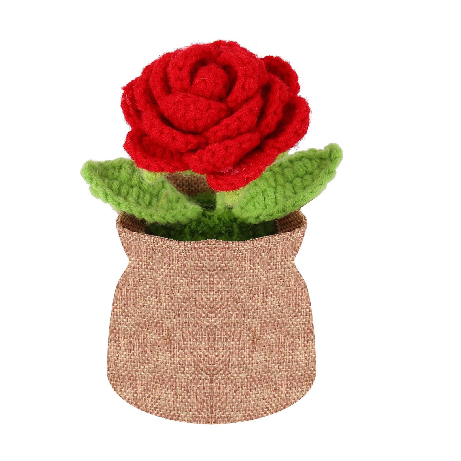 Crochet Flower Plant Empathetic Flower Gift for Women & Men,Perfect for Birthday