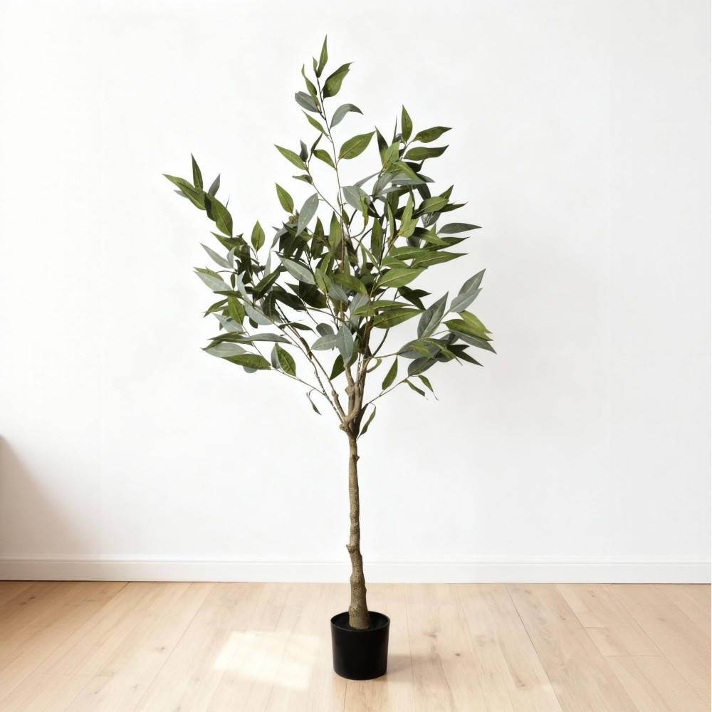 5FT Artificial Eucalyptus Tree Realistic Fake Potted Plant Indoor Home