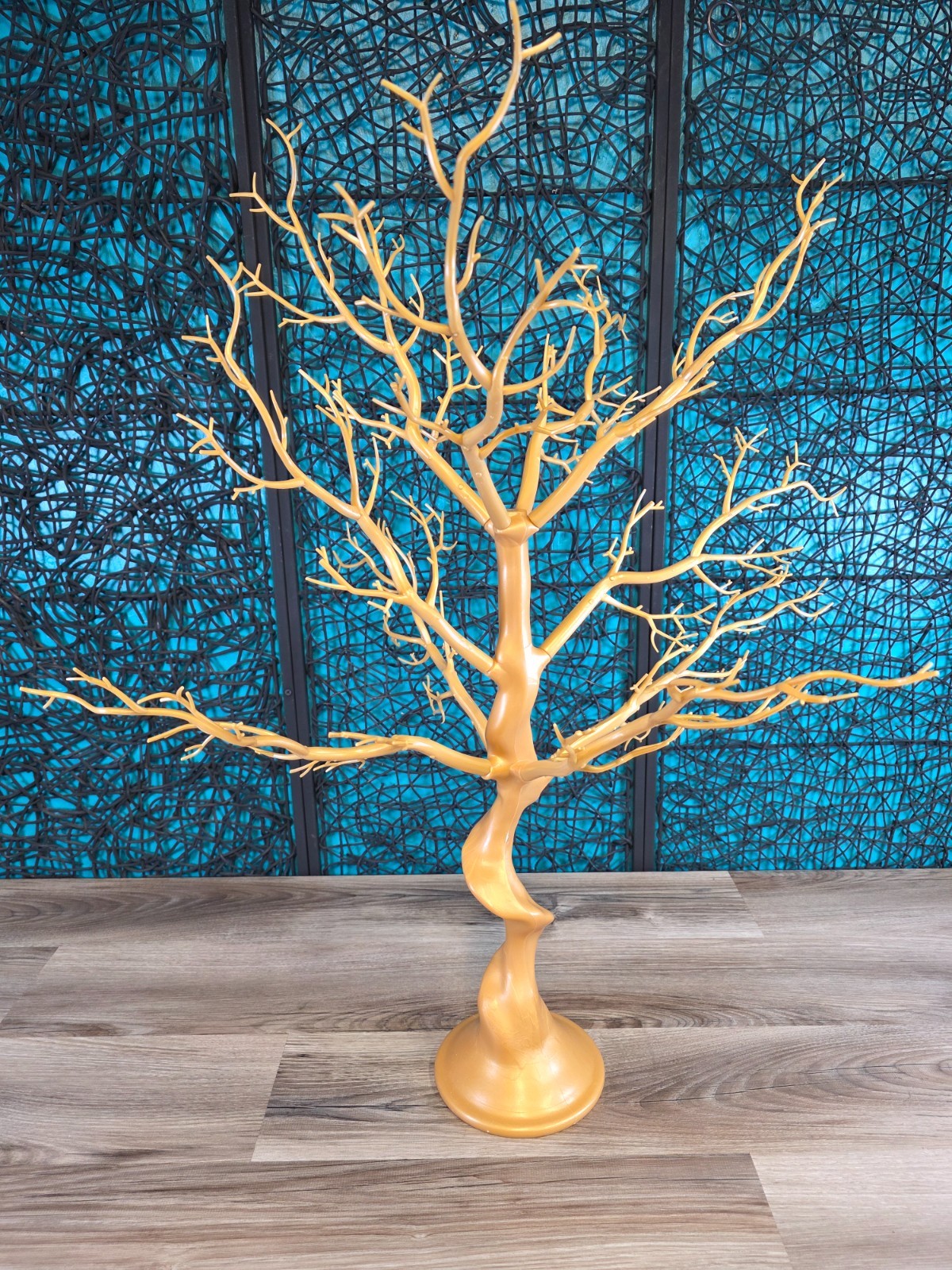 Tree Table Decoration Centerpiece 30″ Gold Plastic Holiday Party Wedding Display