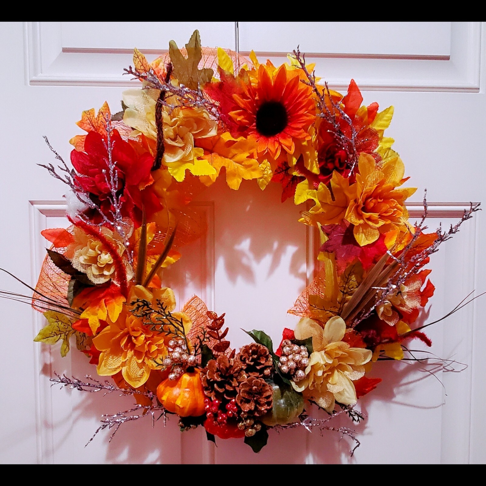 Indoor outdoor floral Wreaths. Each wreath is specially handmade.