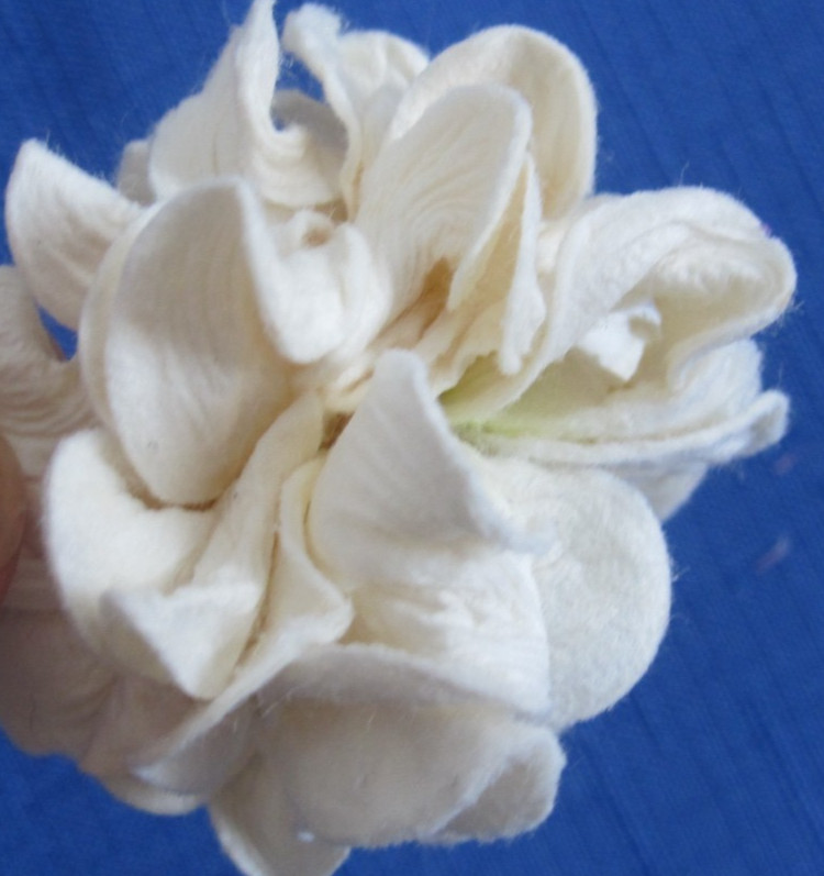 #7 Lot-44 Medium Layers Used Mulberry Flower Petals 1-3″ Brads Multiple Colors