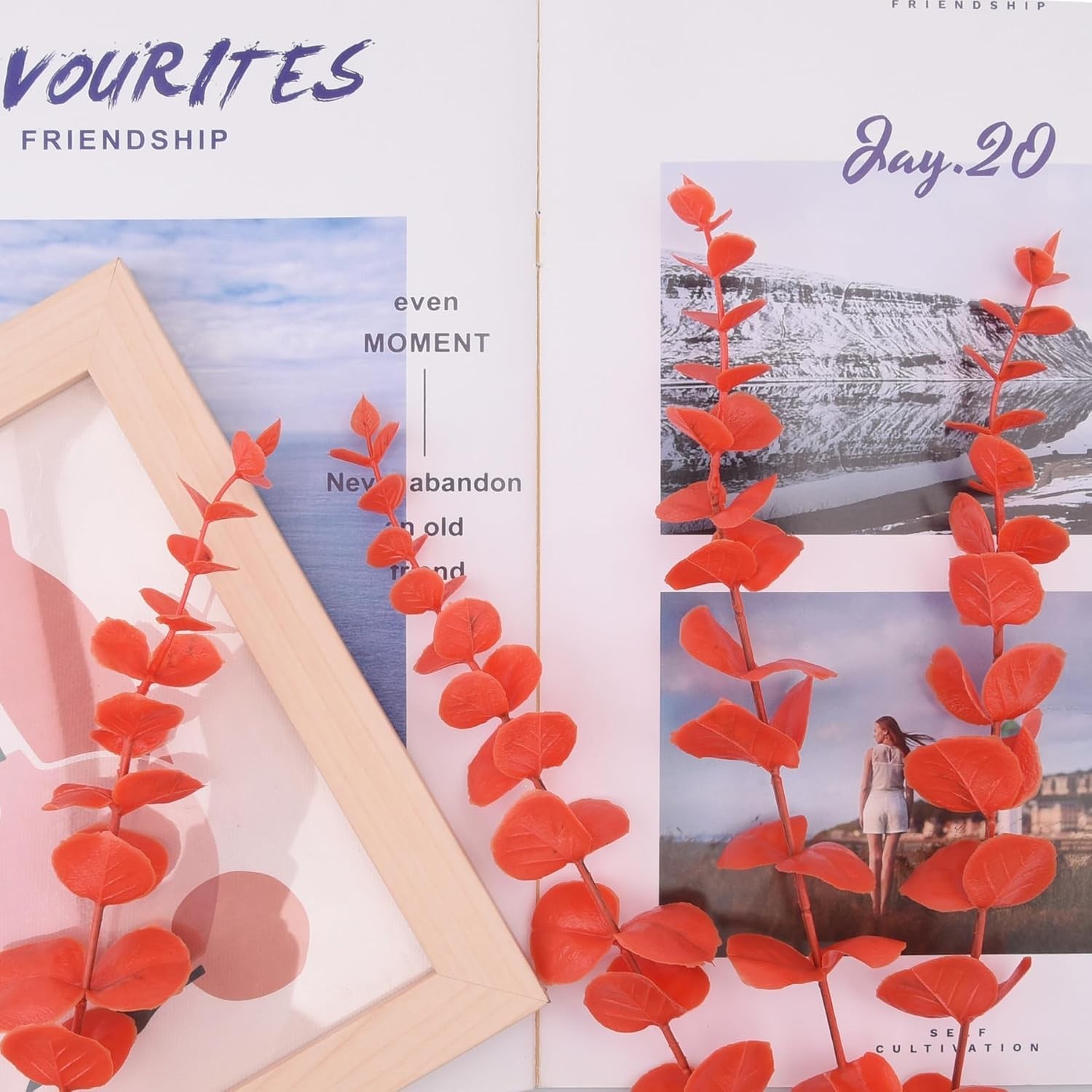 Eco-Friendly 36 Pcs Artificial Eucalyptus Stems – Brighten Your Home & Events