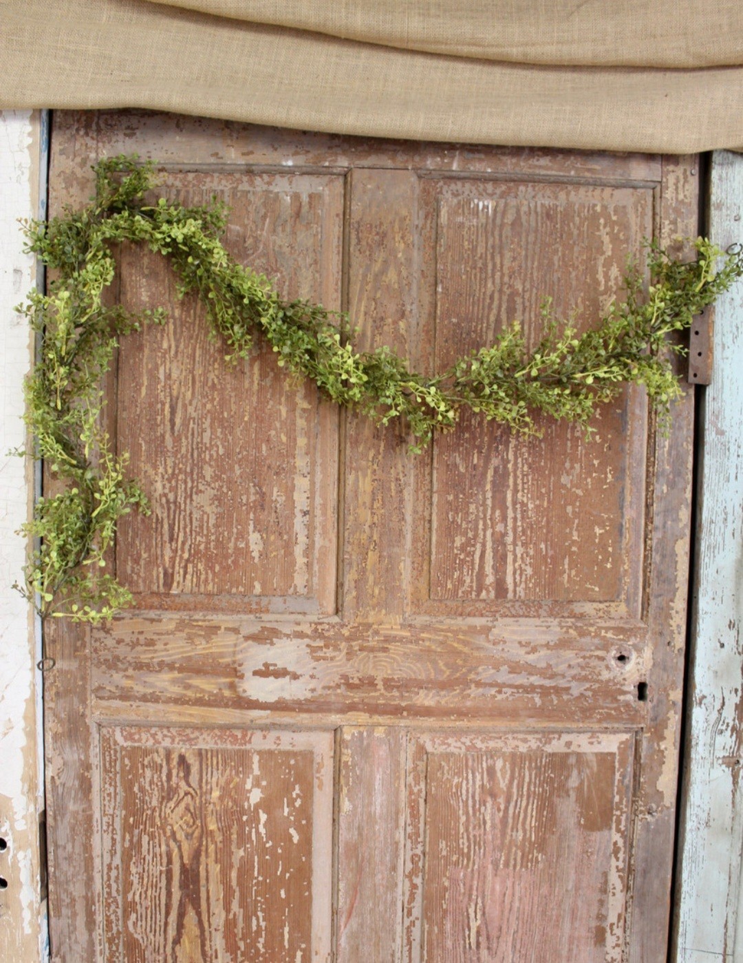 6ft Artificial Baby Grass Garland Variegated Greenery Spring Home Decor