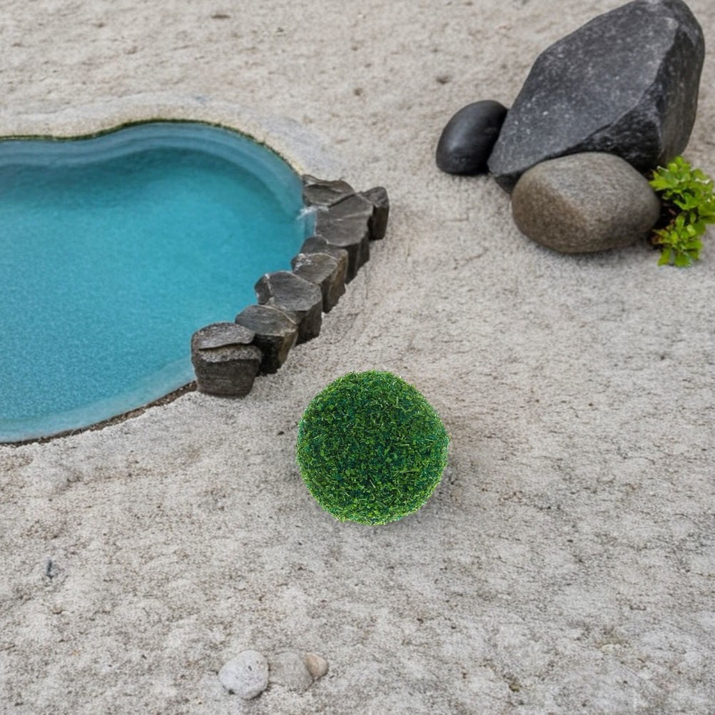 10 Pcs Miniature Artificial Plant Spheres For Fairy Garden And Model Building