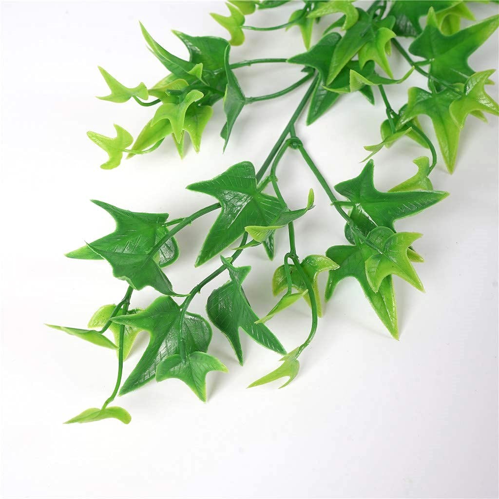 Fake Hanging Plants Decoration, Artificial Vine Ivy Sweet Potato Leaves Plast…