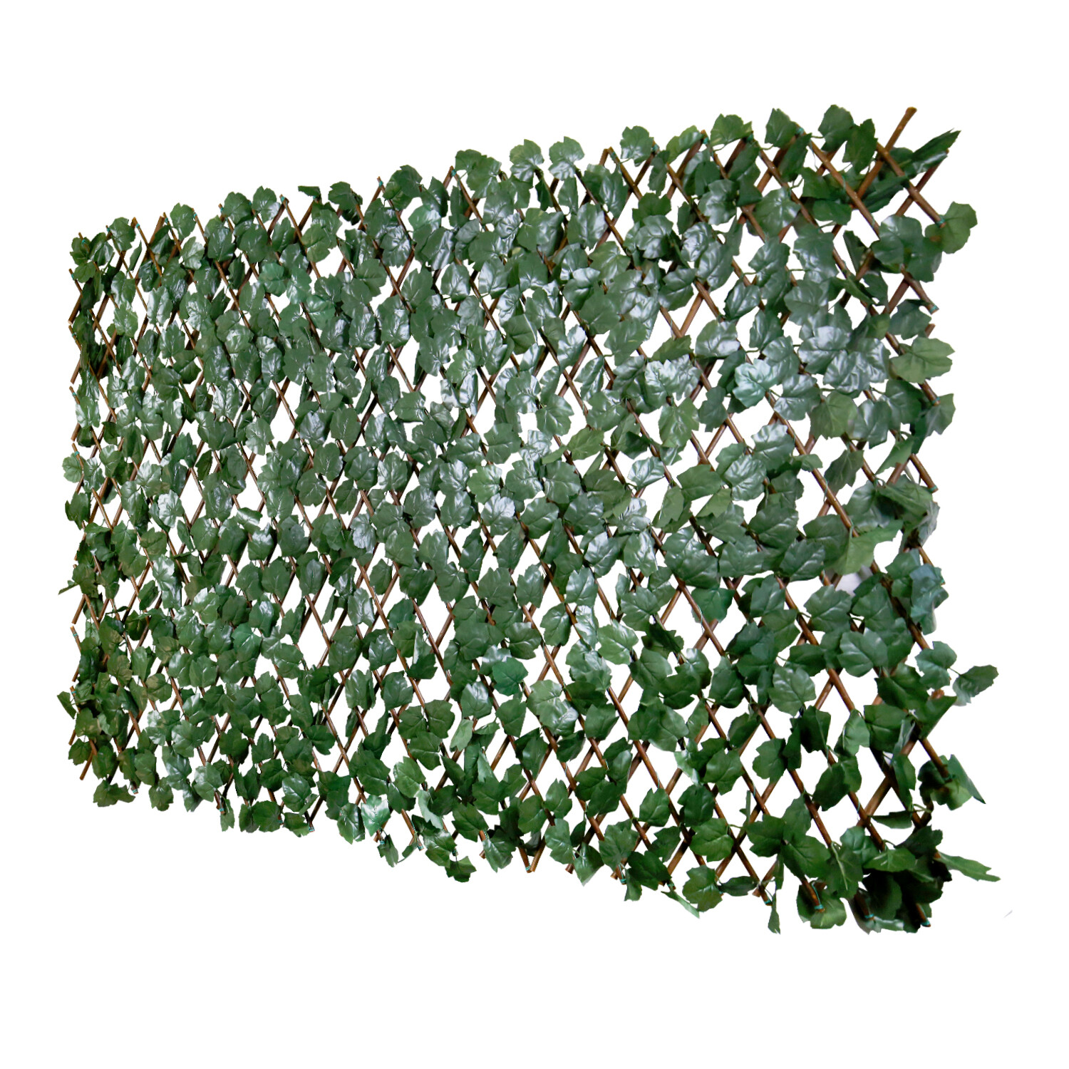 Expandable Artificial Faux Ivy Leaf Plant Yard Single Sided Privacy Fence Panel