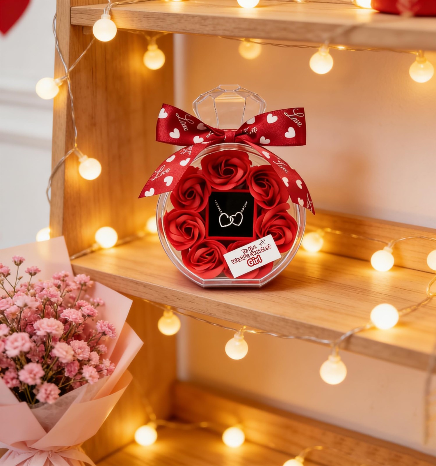 Gifts for Girlfriend Valentines Day Anniversary Cute Artificial Soap Rose Flo…