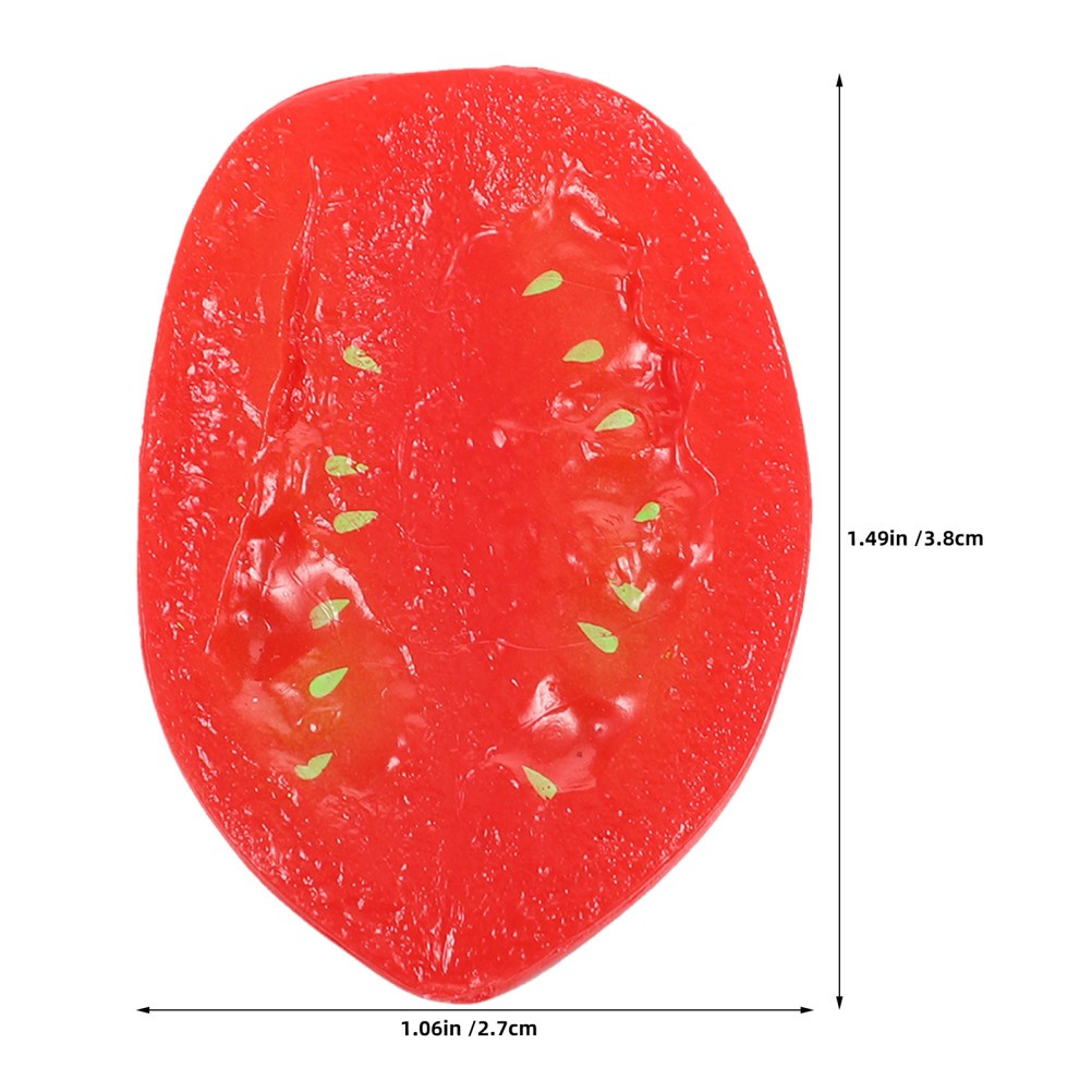 12Pcs Reusable Artificial Cherry Tomato Models Red PVC for Kitchen Display Decor