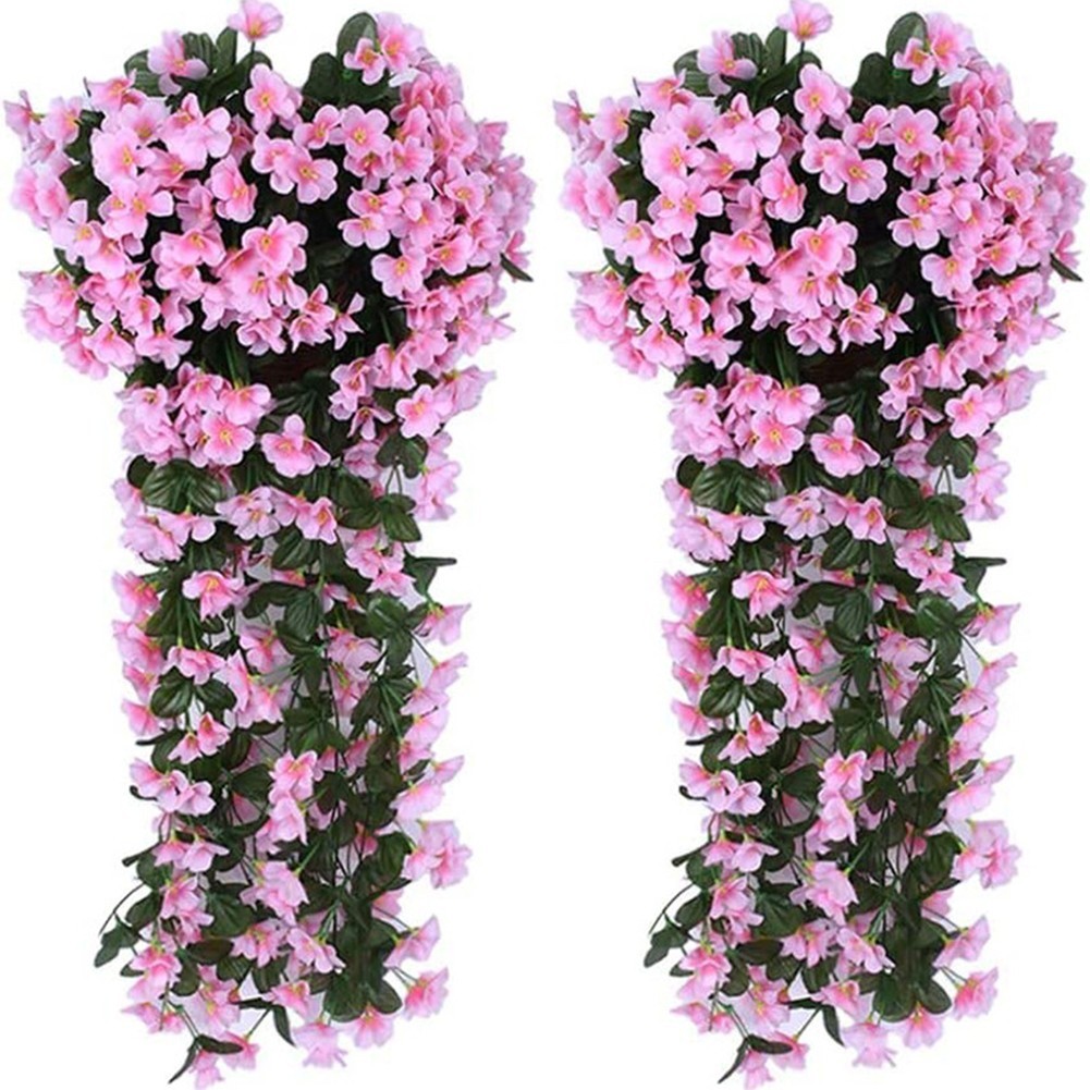 Long Wisteria Flower Vines for Outdoor Indoor Decoration 80cm 2pcs Set