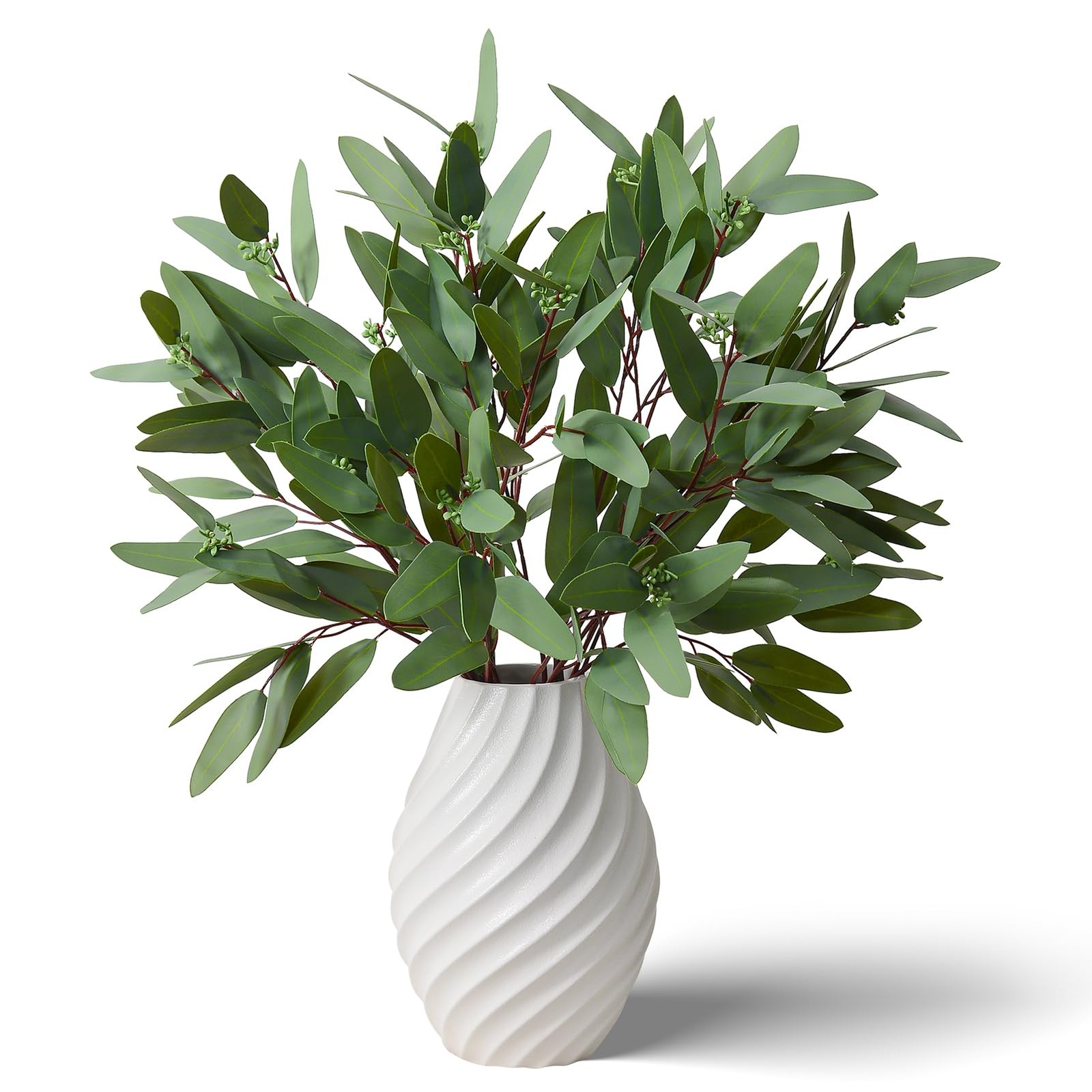 Artificial Eucalyptus Stems, 32 inches, 4 Packs