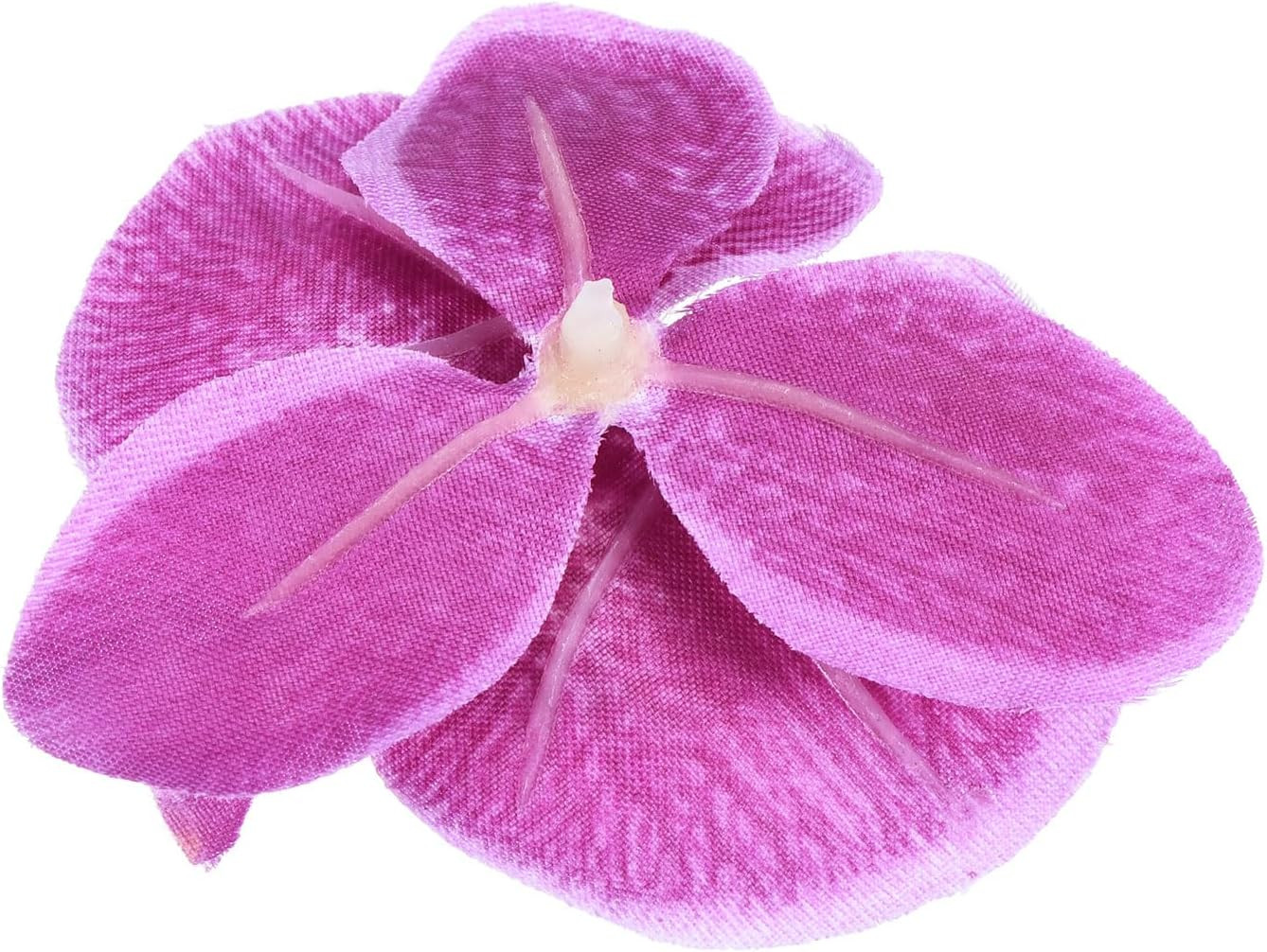 40 Pack Artificial Silk Butterfly Orchid Flower Heads – for Event Decoration, Ap