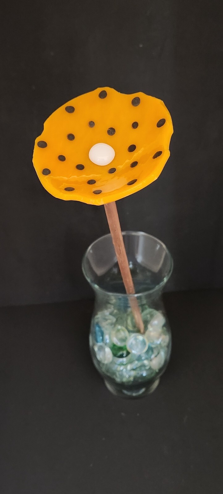 2″ to 2 1/2″ Forever Flowers – Handcrafted with Fused Glass (vase not included)