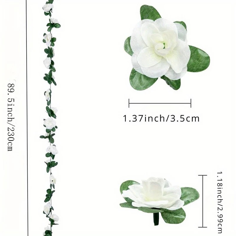 250CM Artificial Rose Flowers for Wedding Home Room Decoration Autumn Garden