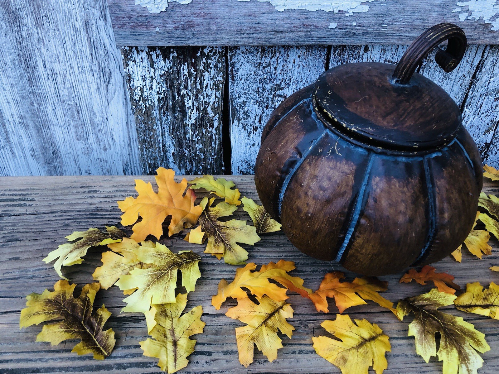 36 Sunny Ridge Oak Fall Leaves Autumn Artificial LOOSE in A BAG Wedding Decor