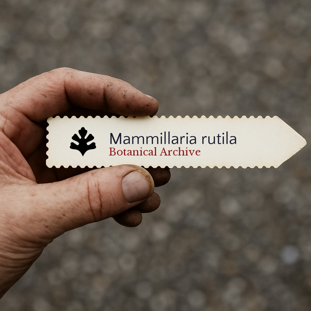 Mammillaria rutila SEEDS – Rare Cactus SEEDS