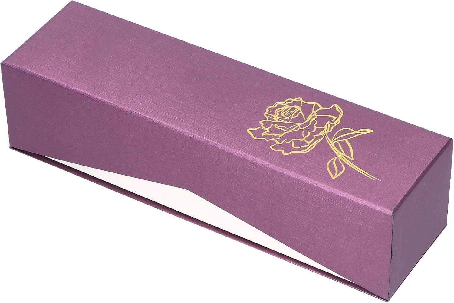 Mothers Day Rose Gift for Mom, 24K Gold Dipped White Rose Forever Preserved R…