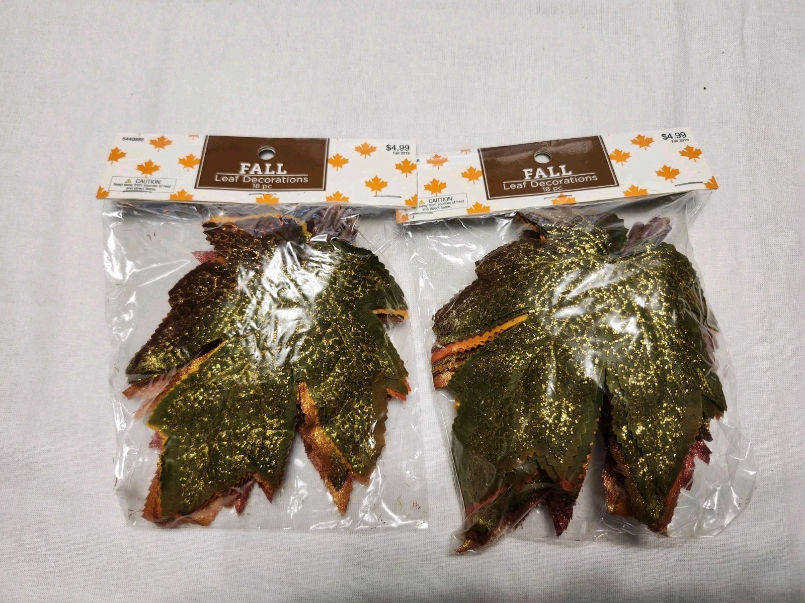 LOT Blooming Autumn Floral Picks Roping Leaves Fall Decor New