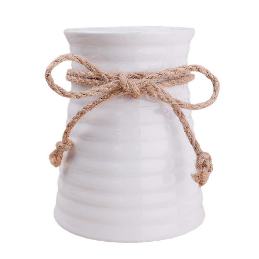 Artificial Silk Gardenia Flower in Vase Pink Table Centerpieces Home Decor