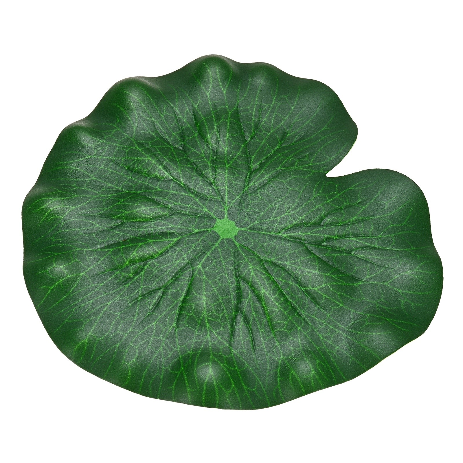 1-Pack Artificial Floating Foam Water Lily Pad Leaves, 7inch/17cm [Green]