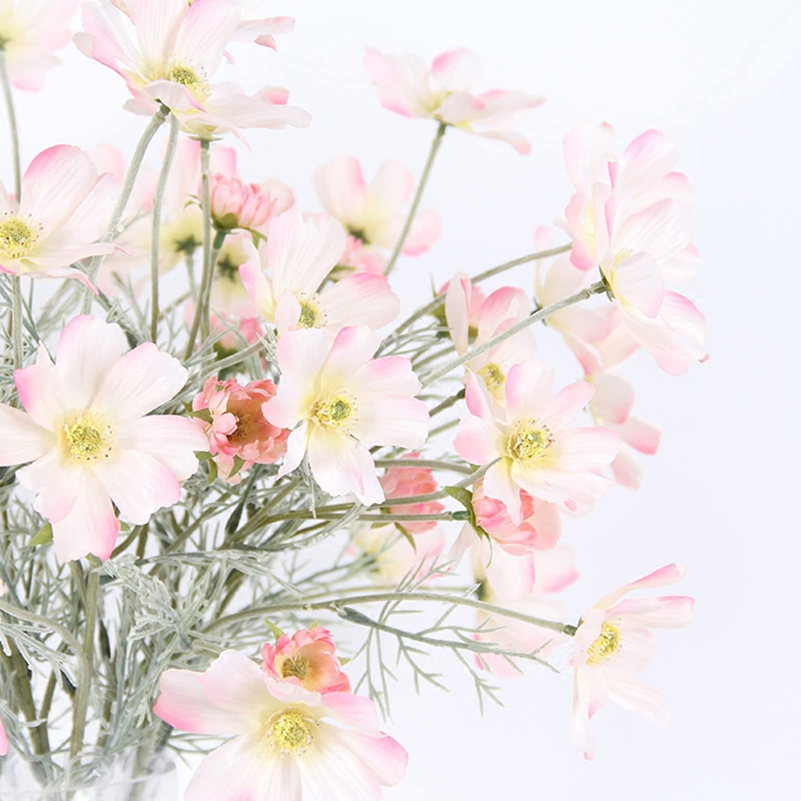 2 Pcs Artificial Flowers Plants Calliopsis Silk Flower Arrangements Wedding B…