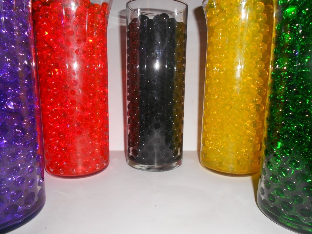 Water Beads ,Water Absorbing Gel Crystals,Centerpiece Decor -35 Different Colors