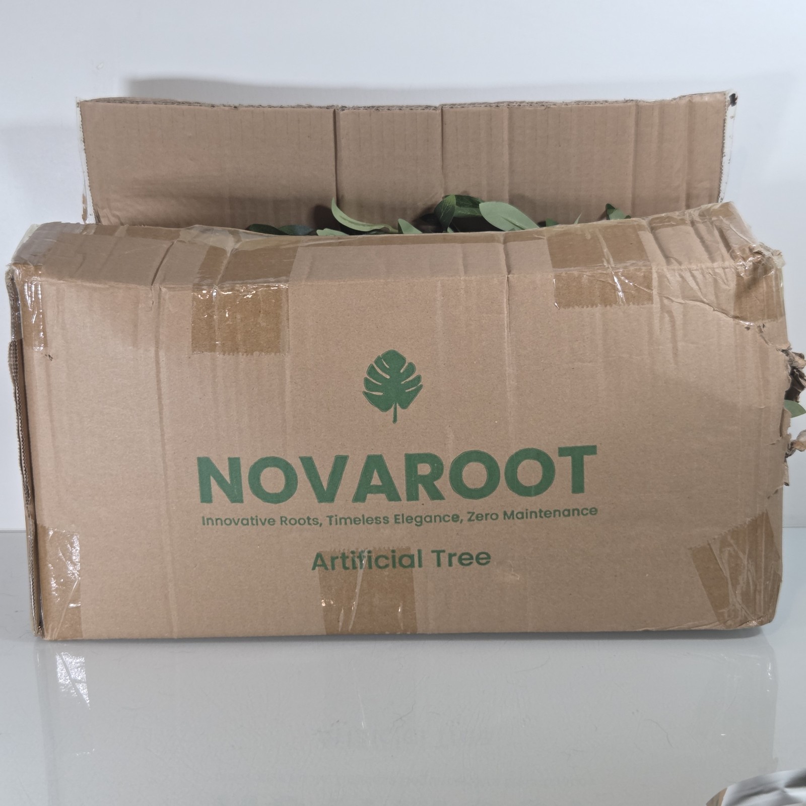 NOVAROOT 6FT Tall Faux Olive Artificial Plants Indoor Faux Natural Wood Trunk