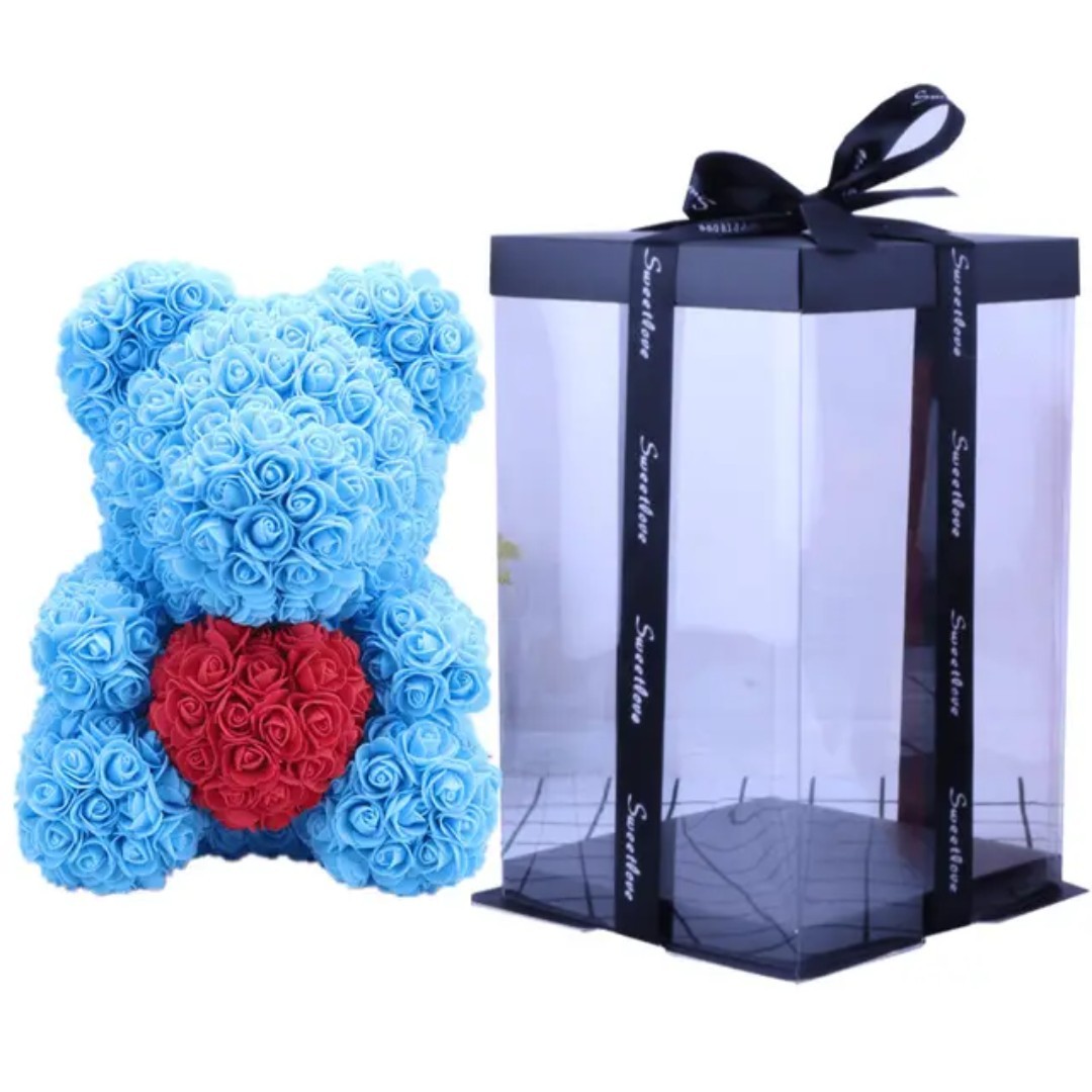 40cm Foam Flower PE Rose Bear Heart Bear Thanksgiving Mother’s Day…