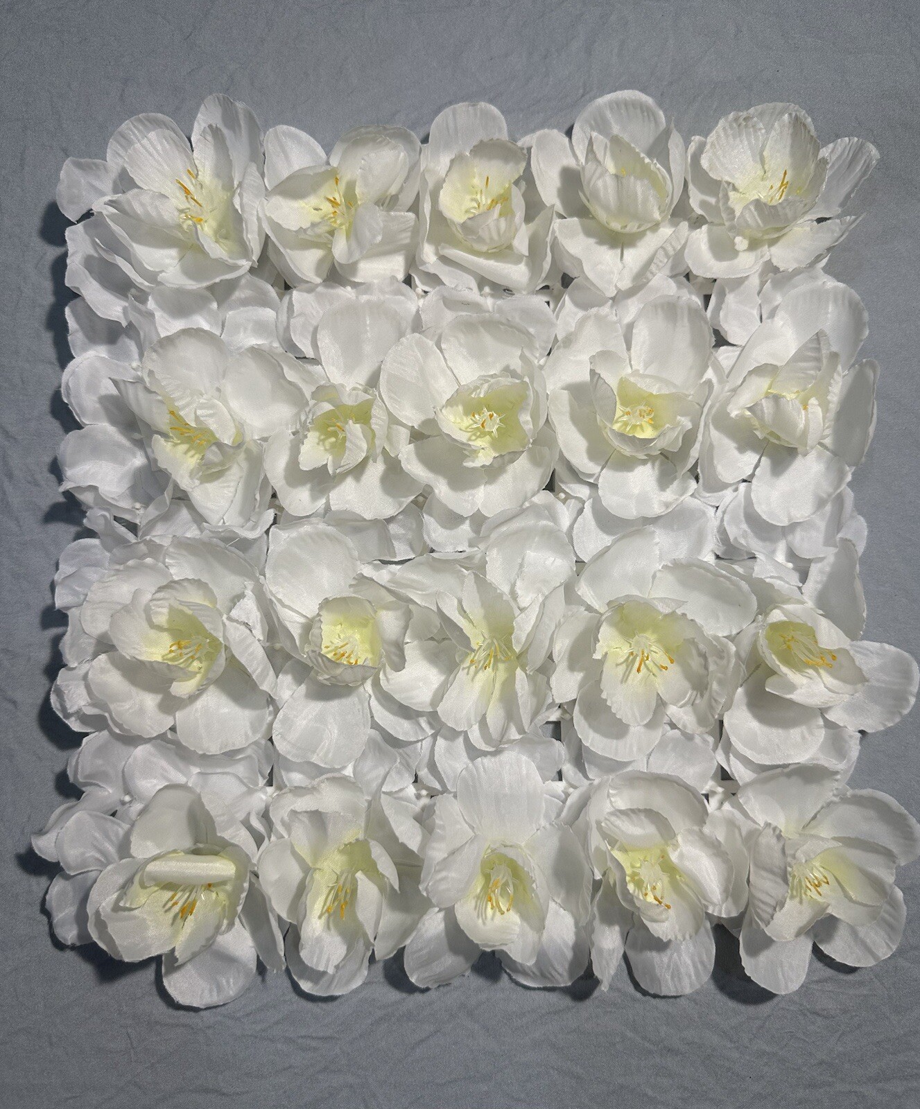 Target Bullseye Spring White Artificial Wedding Party Greenery Tiles Flower Wall