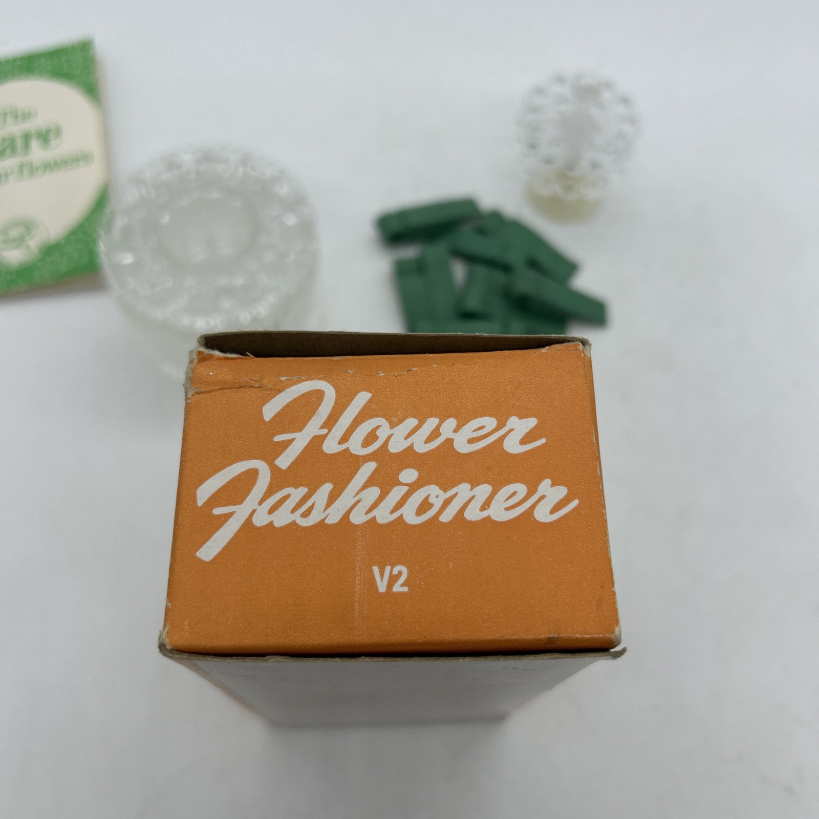 50’s Flower Arrangement Fashioner V2 Pair Candlestick Vintage Frog Australia