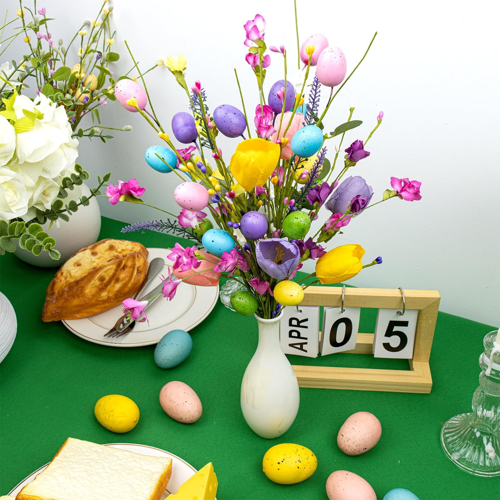 10 PCs Modern Easter Table Centerpiece Decorations 17 inches Rustic Easter Fl…