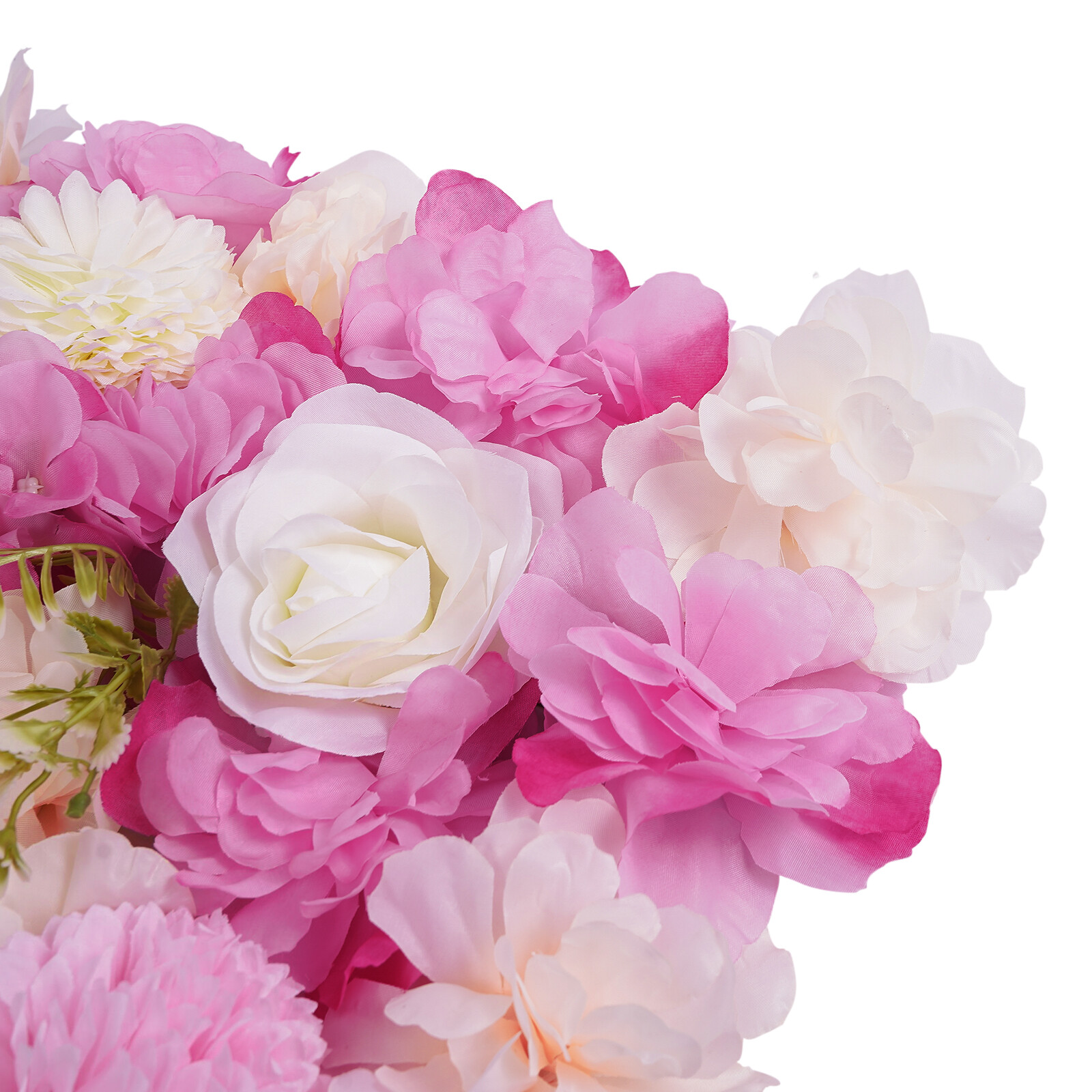 3D Flower Wall Panel-12pcs Artificial Flower Wall Background Silk Rose Mat